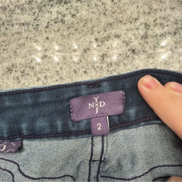 Not Your Daughters Jean leggings dark denim size 2 - Picture 4 of 6